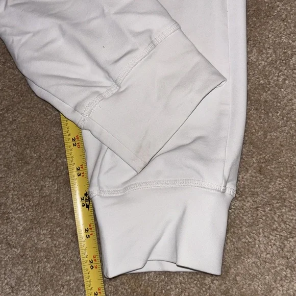ZYIA Active White Unwind Jogger Pants, Size Small *defect - Picture 11 of 15